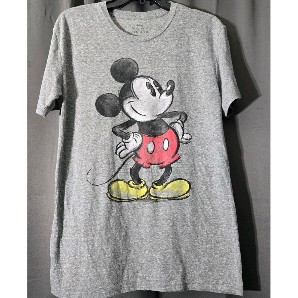 Mickey Mouse Graphic T-Shirt Screen Print Men/Womens Size Medium
